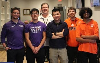 Checkmating Alzheimer's team members at a Do What You Love to End Alz event